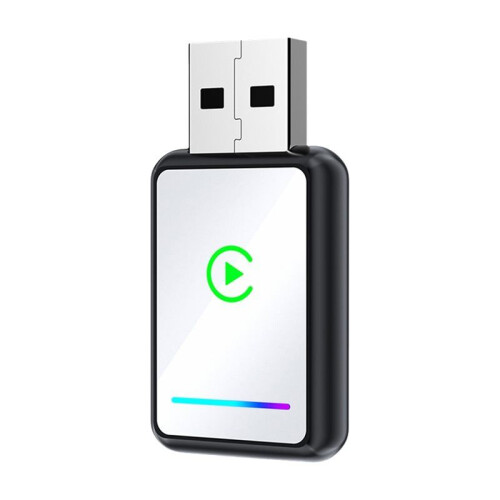 2IN1 Wireless CarPlay Android Auto USB Adapter Dongle   Box Plug  Converts Wired Carplay to Wireless B
