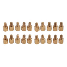 20 Sztuk PC PCB PłYta GłóWna Spacer SześCiokąTny MosiąDz M3 X 5 + 4 Mm