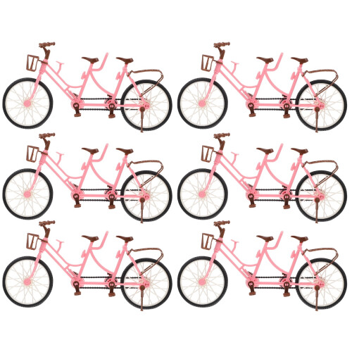 6Pcs Figurines Pink Practical Kids Toy and Tabletop Decor 1