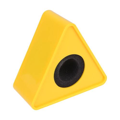 2St Gele Mic Logo Stand ABS Duurzaam Interview Microfoonhouder