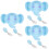3Pcs Baby Training Bowl Kit Sky-Blue with Fork Spoon Elephant Design 7