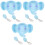 3Pcs Baby Training Bowl Kit Sky-Blue with Fork Spoon Elephant Design 4