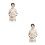 2Ensembles Costumes Spa Beige Style Chinois Soigné Et 5