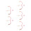 5Ensembles Arc Cupidon Rose Accessoires Pour Jeu Sûr Et Fun 7