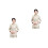 2Ensembles Costumes Spa Beige Style Chinois Soigné Et 9
