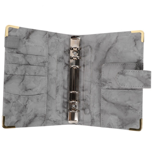 2Pièces Agenda A6 Budget Binder PU Couverture Protection 2