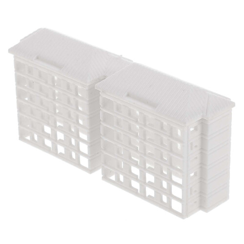 3Pièces Mini Bâtiments Plastique Simulés Décorations DIY 1