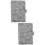 2Pièces Agenda A6 Budget Binder PU Couverture Protection 9