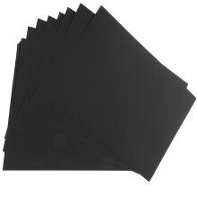 50Pièces Papier Cartonné Noir Bricolage Outils DIY Matériel Léger