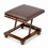 Oypla Oypla Folding Leather Cushion Padded Footstool Foot Leg Rest 3