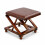 Oypla Oypla Folding Leather Cushion Padded Footstool Foot Leg Rest 2