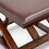 Oypla Oypla Folding Leather Cushion Padded Footstool Foot Leg Rest 6