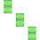 6Pièces Pupitre Lecture ABS Vert Pliable Polyvalent Usage 5