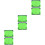 6Pièces Pupitre Lecture ABS Vert Pliable Polyvalent Usage 9