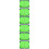 6Pièces Pupitre Lecture ABS Vert Pliable Polyvalent Usage 6