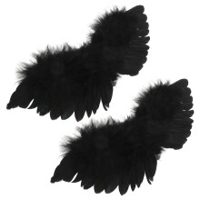 10Pièces Ailes Diable En Plume Simulée Pour Ornements Et Cosplay