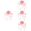 4Ensembles Bijoux Enfants Rose Collier Sirène Accessoires 8