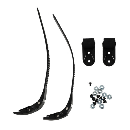 8Ensembles Accessoires Fixation Avec Vis Pour À Roulettes Noir