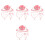 4Ensembles Bijoux Enfants Rose Collier Sirène Accessoires 5