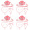 4Ensembles Bijoux Enfants Rose Collier Sirène Accessoires 7