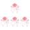 4Ensembles Bijoux Enfants Rose Collier Sirène Accessoires 4