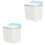 2Pièces Machine À Laver Jouet Plastique Mini Pour Jeu D'enfants 5