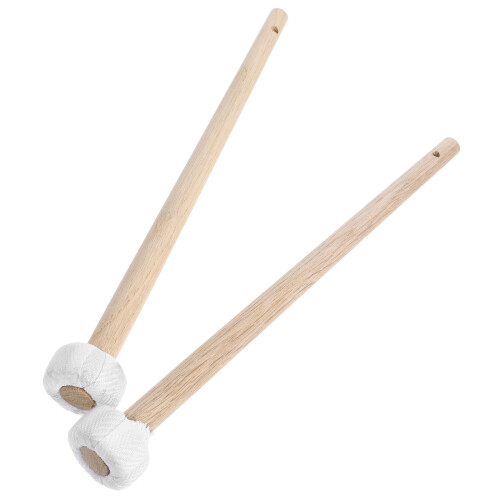8Pièces Maillets Bois Et Coton Pour Petits Gongs Percussions