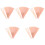 250Pièces Plastique Rose Rose Pour Décor 5