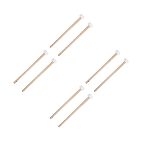 8Pièces Maillets Bois Et Coton Pour Petits Gongs Percussions 2