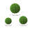 6Pièces Boules Faux Vertes Pour Décoration De 10