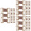 300Pièces Boucles Bandage Elastique Multi-Usage Fixation Sécurisée 8