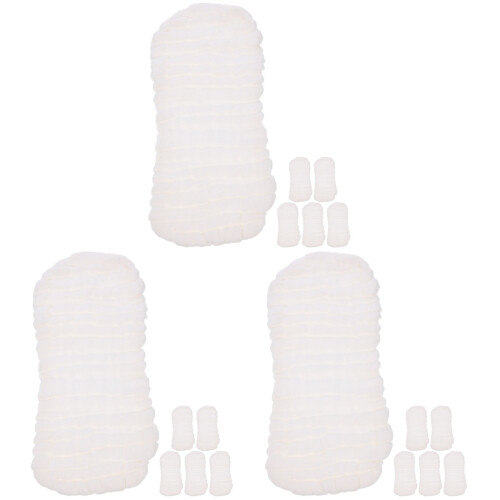 18Pièces Inserts Coton Couches Blancs - 2