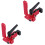 2Pièces Butée De Miter T Rouge Aluminium Résistante 4