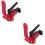 2Pièces Butée De Miter T Rouge Aluminium Résistante 6