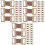 300Pièces Boucles Bandage Elastique Multi-Usage Fixation Sécurisée 5