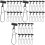 90Pièces Clips De Pêche Solides Duo Lock Usage Quotidien Multicolore 5