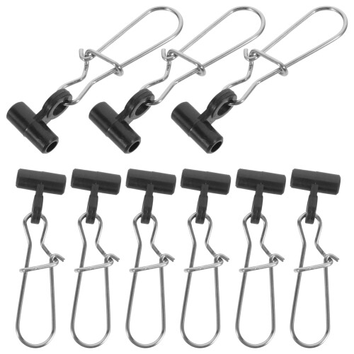 90Pièces Clips De Pêche Solides Duo Lock Usage Quotidien Multicolore 2