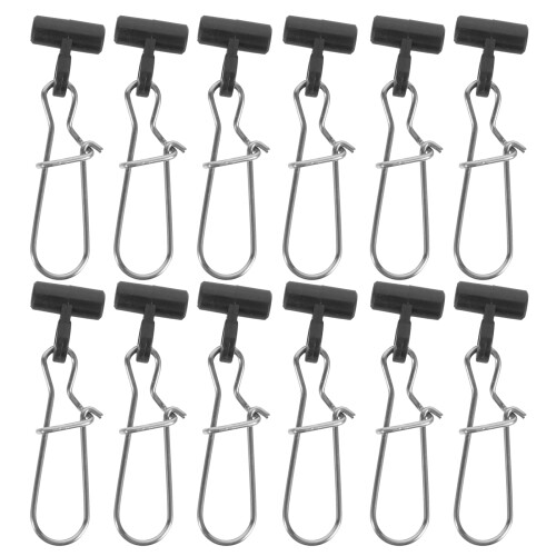 90Pièces Clips De Pêche Solides Duo Lock Usage Quotidien Multicolore