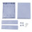 Plastic Boîte De Jonction Boîtier Électrique 152X120X42Mm Gris Clair 5