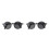 2Pièces Lunettes Pliables Ac Noir 5