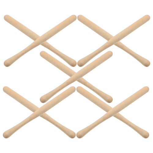 50Pièces Bâtons De Guiro En Bois Beige - Percussion 2