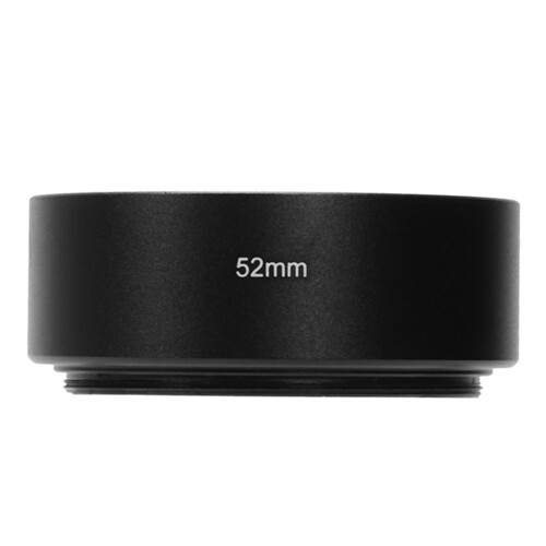 52 Mm Montering Standard Metall Motljusskydd för 2