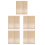 50Pièces Bâtons De Guiro En Bois Beige - Percussion 8