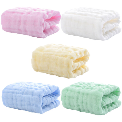 25Pièces Serviettes Pour Bébé En Coton Ultra Absorbantes 2