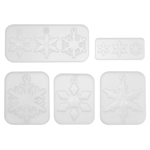 15Pièces Moules De Neige Silicone DIY