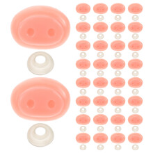 50St Plastic Roze Varkensneus Voor Knuffeldieren DIY Knutselneus