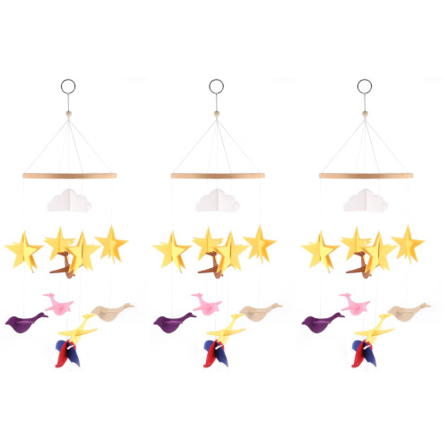 3Pièces Accessoires Suspendus En Feutre Décoratif 2