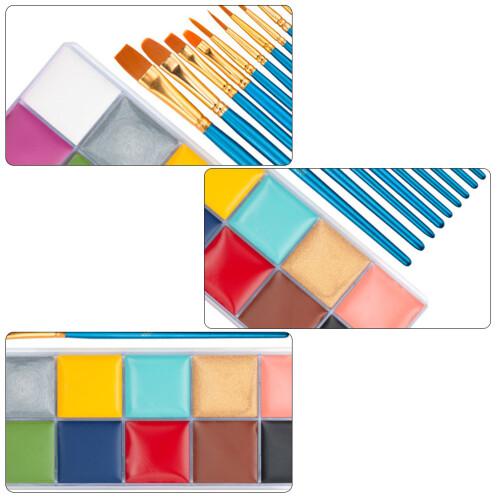 1Ensemble Kit De Corps 18 Couleurs Peinture 2