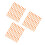 900Pièces Pinces Fixation Vignes Plastique Orange Support Réutilisable 6