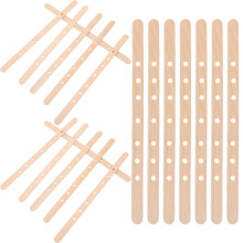 600Pièces Outil Bois Khaki Centrage Mèches Multi Pour Bougies DIY
